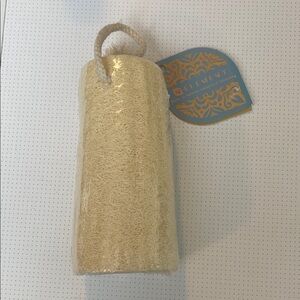 Loofah Body Scrubber with Rope Handle - Natural Beige